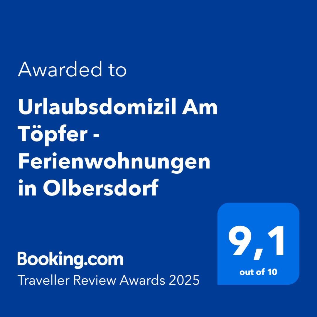 Urlaubsdomizil Am Toepfer - Ferienwohnungen In Olbersdorf 外观 照片